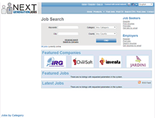 Tablet Screenshot of nextgenerationjobs.co.uk